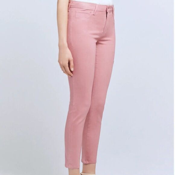 L’AGENCE Margot High Rise Skinny Jeans in Dusty Rose Size 24 - Picture 2 of 12